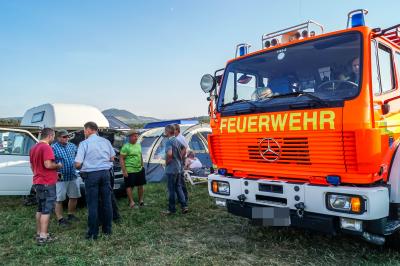 Kirchheim Teck : Autobrand auf der Hahnweide 